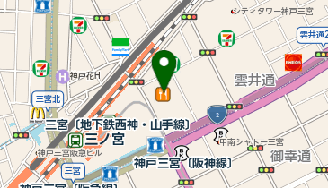 ジュンク堂書店 三宮駅前店の地図画像