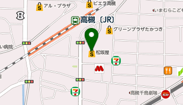 ジュンク堂書店 松坂屋高槻店/MARUZEN 松坂屋高槻店(文具)の地図画像