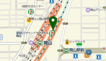 丸善 さんすて岡山店の地図画像