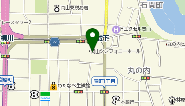 丸善 岡山シンフォニービル店の地図画像