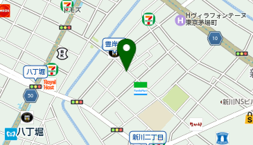 ドミノ・ピザ Domino'sPizza茅場町の地図画像