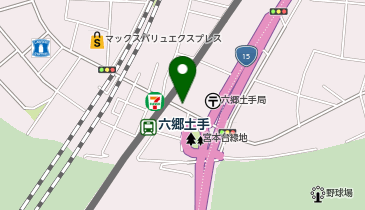ドミノ・ピザ Domino'sPizza六郷土手の地図画像
