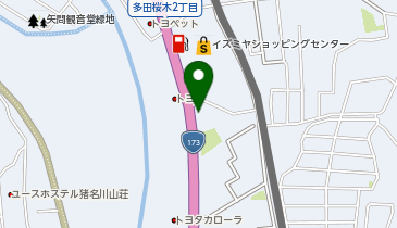 ドミノ・ピザ Domino'sPizza川西の地図画像