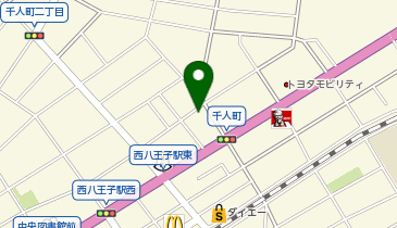 ドミノ・ピザ Domino'sPizza西八王子の地図画像