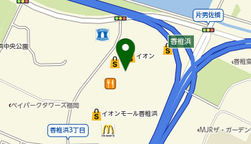 ドミノ・ピザ Domino'sPizzaイオンモール香椎浜の地図画像