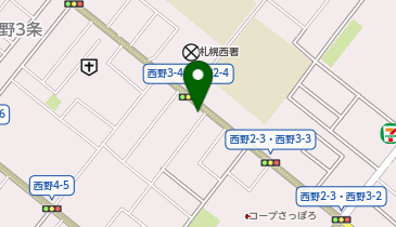 ドミノ・ピザ Domino'sPizza札幌西警察署前の地図画像