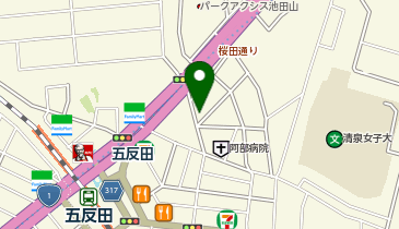 ドミノ・ピザ Domino'sPizza東五反田の地図画像