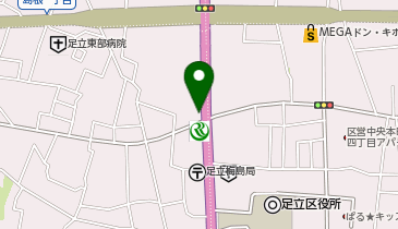 ドミノ・ピザ Domino'sPizza4号梅島の地図画像