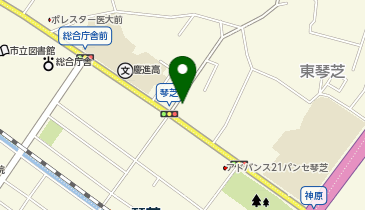 ドミノ・ピザ Domino'sPizza宇部東琴芝の地図画像