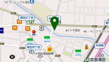 ドミノ・ピザ Domino'sPizza蒲田あやめ橋の地図画像