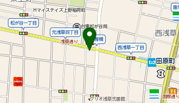 ドミノ・ピザ Domino'sPizza田原町の地図画像