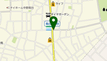 ドミノ・ピザ Domino'sPizza中野南台の地図画像