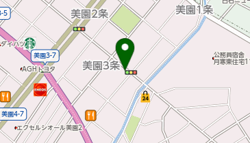 ドミノ・ピザ Domino'sPizza美園3条の地図画像