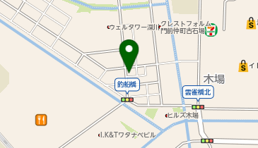 ドミノ・ピザ 江東古石場の地図画像