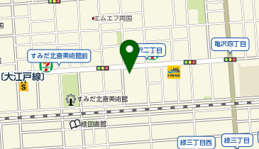 サイクルベースあさひ 両国亀沢店の地図画像