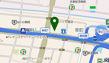 サイクルベースあさひ 浪速幸町店の地図画像