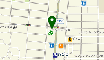 サイクルベースあさひ 住吉あびこ店の地図画像