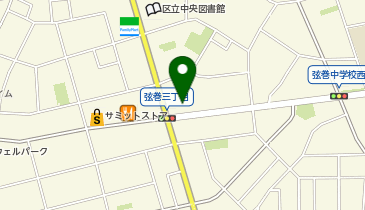 サイクルベースあさひ 世田谷弦巻店の地図画像