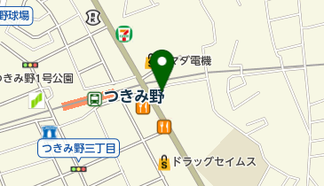 サイクルベースあさひ つきみ野店の地図画像
