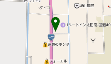 サイクルベースあさひ 太田店の地図画像