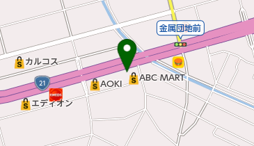 サイクルベースあさひ 各務原店の地図画像