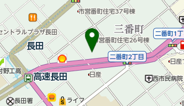 サイクルベースあさひ 長田店の地図画像