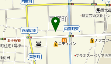 サイクルベースあさひ 山幹西宮店の地図画像