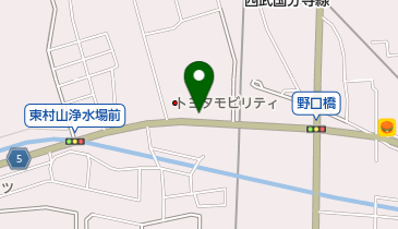 サイクルベースあさひ 東村山店の地図画像