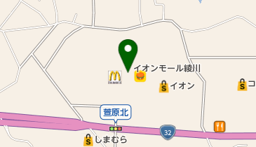 JINS イオンモール綾川店の地図画像
