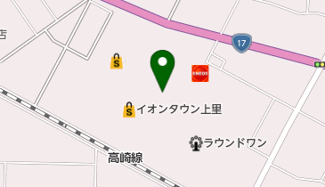 JINS イオンタウン上里店の地図画像
