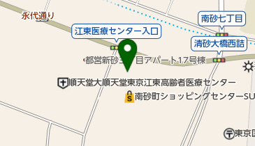 JINS 南砂町SC SUNAMO店の地図画像