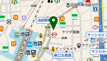 JINS LABI池袋本店の地図画像