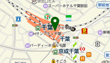 JINS ペリエ千葉店の地図画像