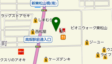 JINS ピオニウォーク東松山店の地図画像
