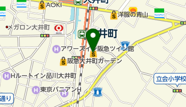 JINS LABI品川大井町店の地図画像