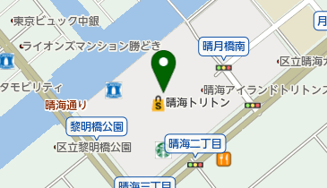 JINS 晴海トリトン店の地図画像