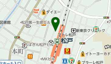 JINS アトレ松戸店の地図画像