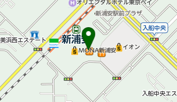 JINS モナ新浦安店の地図画像