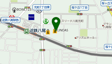JINS 八尾店の地図画像