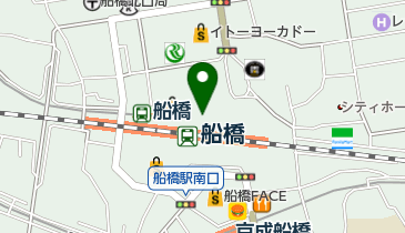 JINS 東武百貨店船橋店の地図画像