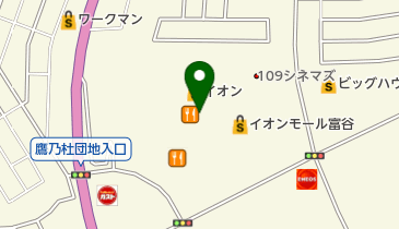 JINS イオンモール富谷店の地図画像