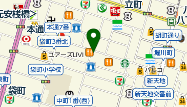 JINS 広島本通店の地図画像