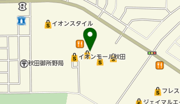 JINS イオンモール秋田店の地図画像