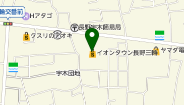 JINS イオンタウン長野三輪店の地図画像