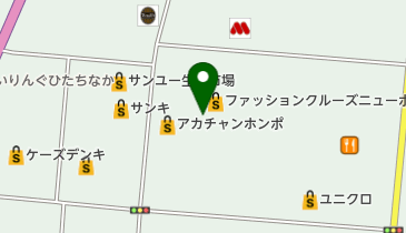 JINS ひたちなかファッションクルーズ店の地図画像