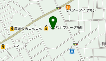 JINS ベニバナウォーク桶川店の地図画像