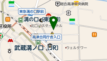JINS マルイファミリー溝口店の地図画像