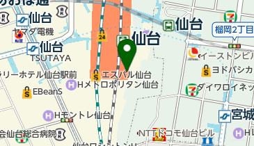 JINS エスパル仙台店の地図画像