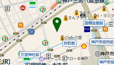 JINS 三宮店の地図画像