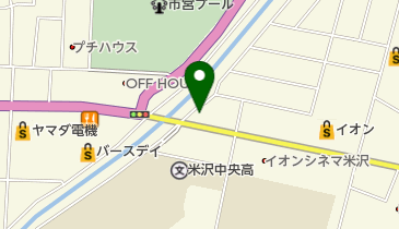 JINS 米沢春日店の地図画像